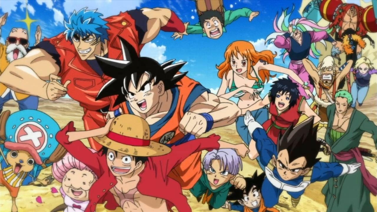 Dream 9 Toriko x One Piece x Dragon Ball Z Super Collaboration Special!! backdrop