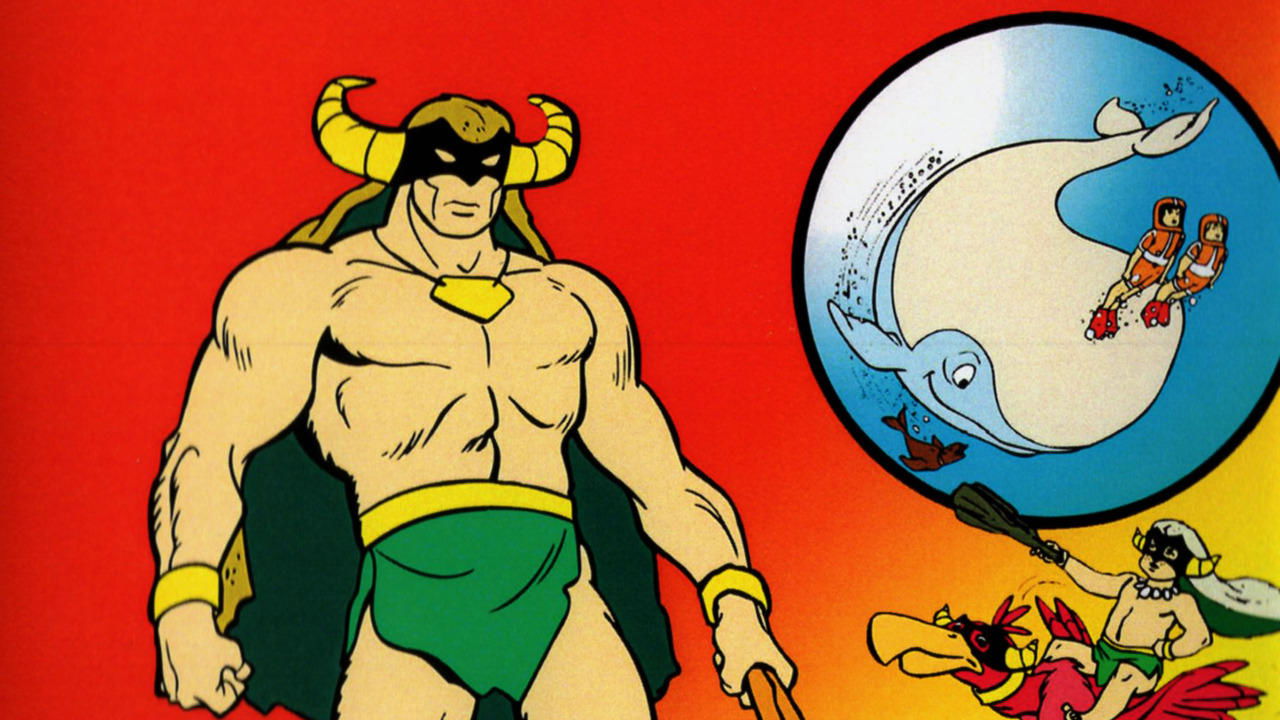 Moby Dick and Mighty Mightor backdrop