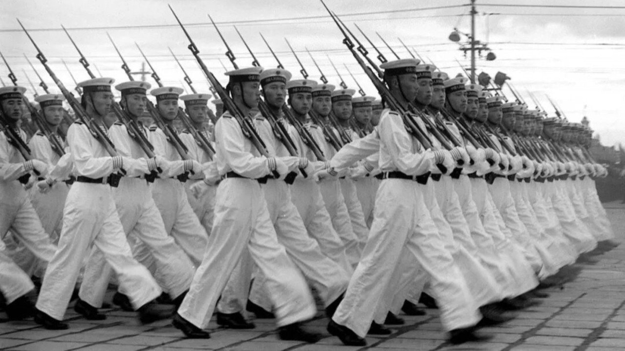 中华人民共和国1955年国庆阅兵 backdrop