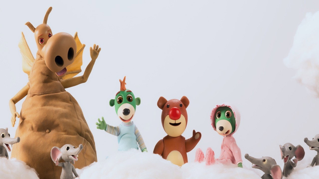 Bobaski i Miś backdrop