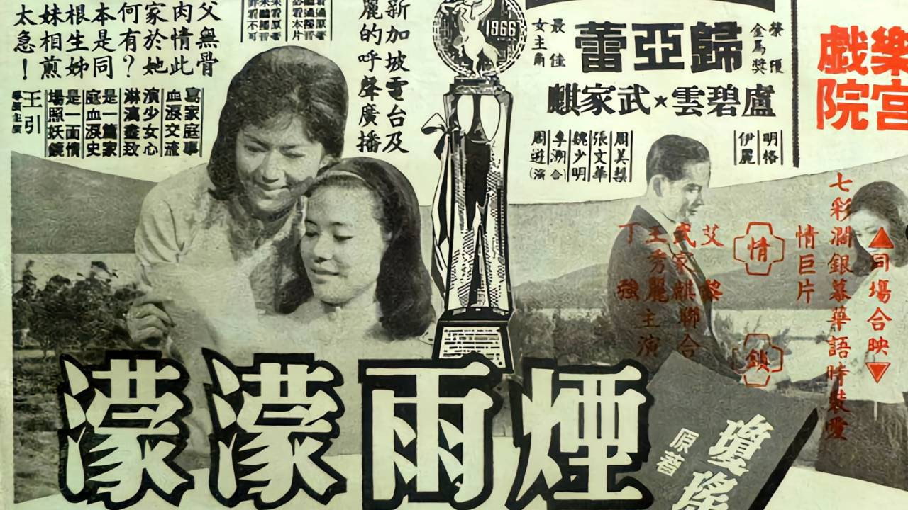 Lovers Under the Rain backdrop