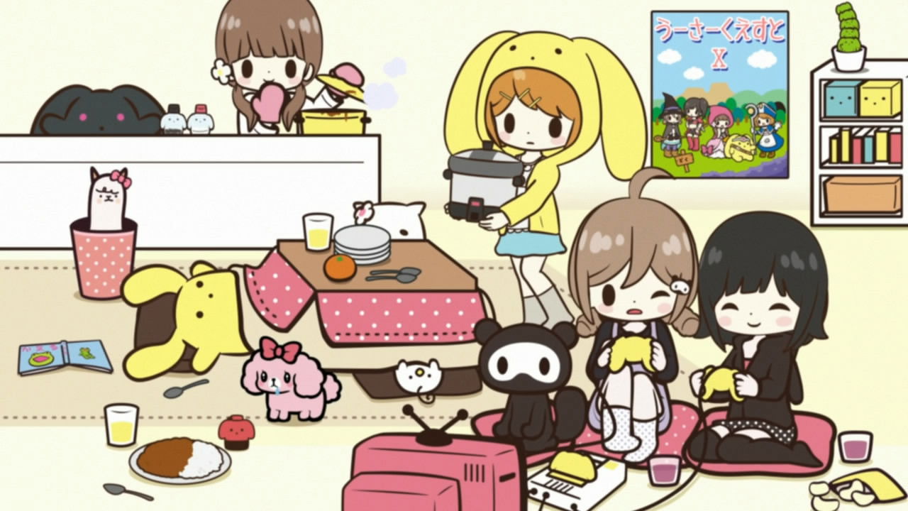 Wooser's Hand-to-Mouth Life backdrop