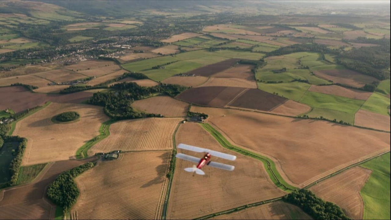 Scotland from the Sky backdrop