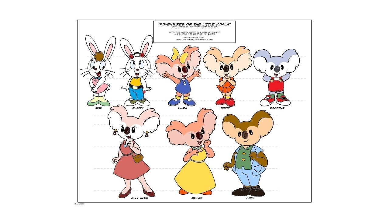 Adventures of the Little Koala backdrop