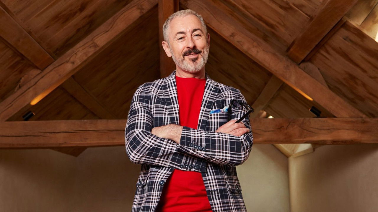 Alan Cumming's Paradise Homes backdrop