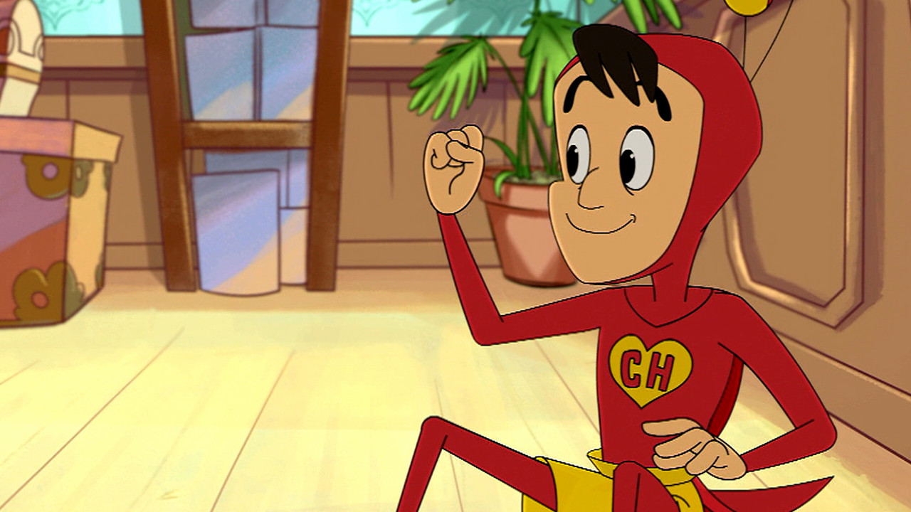 The Red Grasshopper backdrop