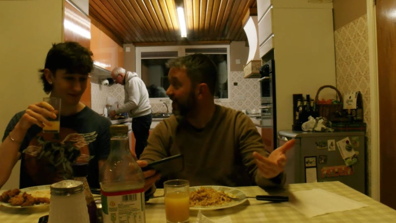 My Father and Me backdrop