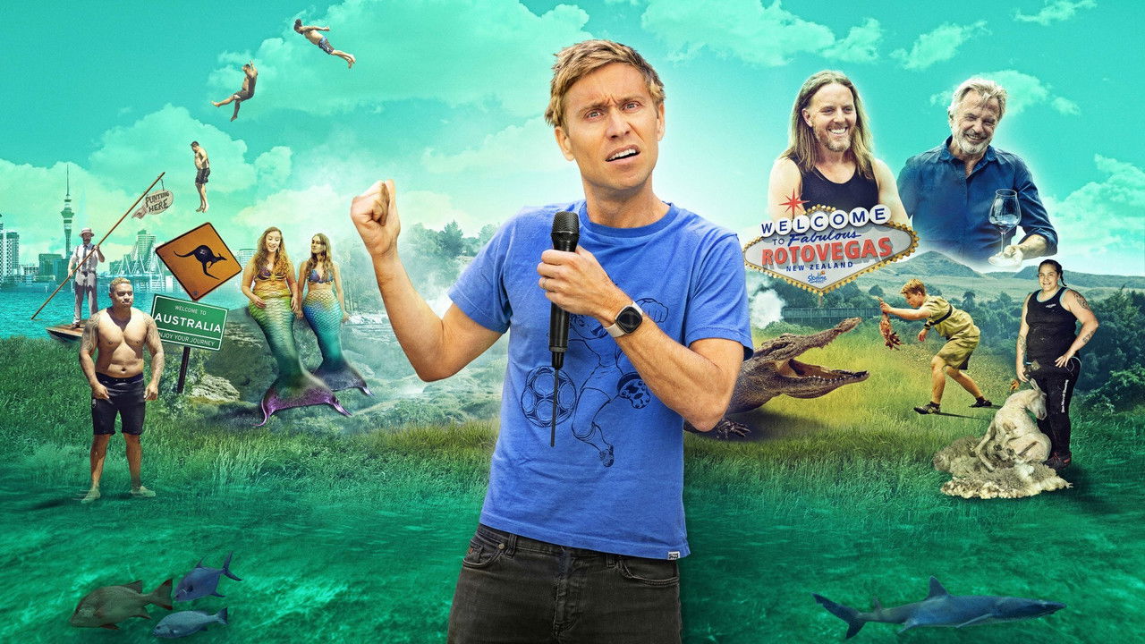 Russell Howard Stands Up to the World backdrop