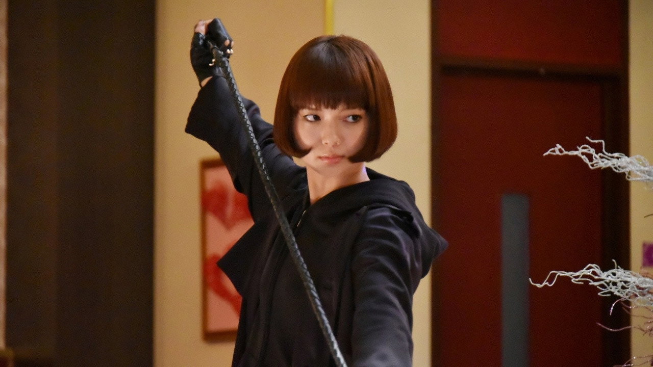 Ms. Sadistic Detective backdrop