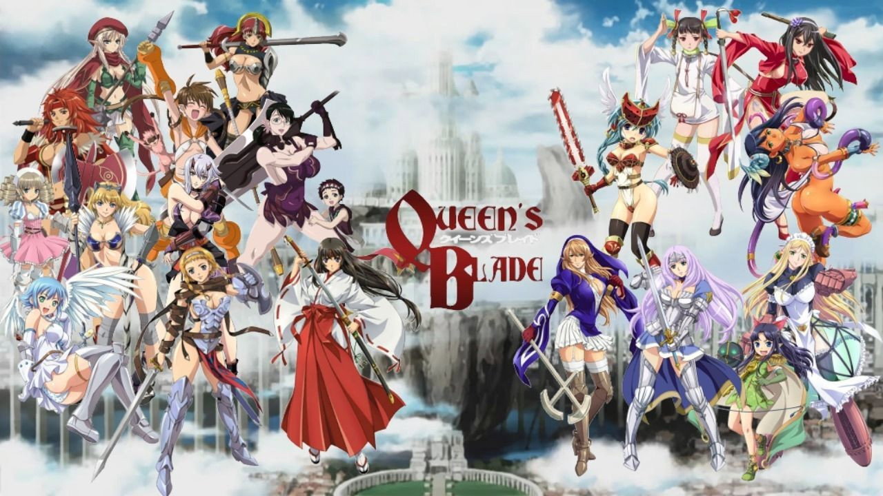 Queen's Blade Grimoire backdrop