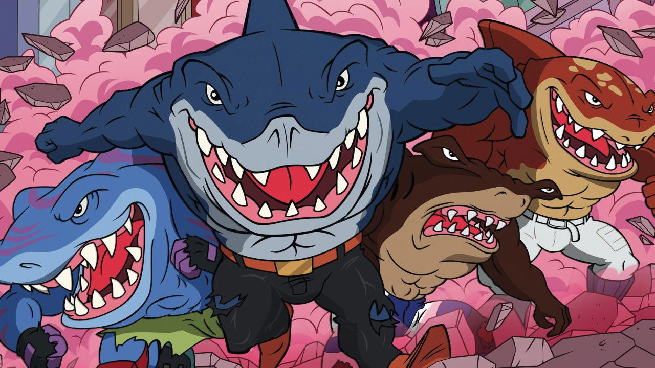 Street Sharks backdrop