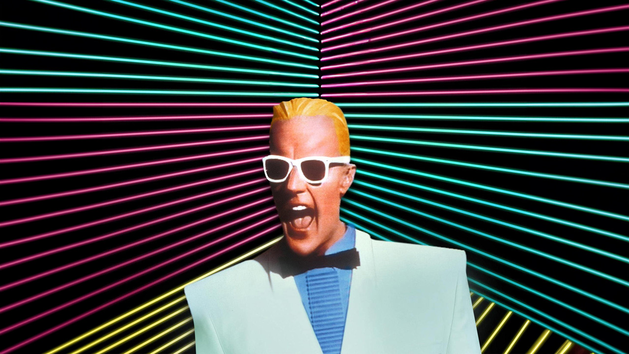 Max Headroom backdrop