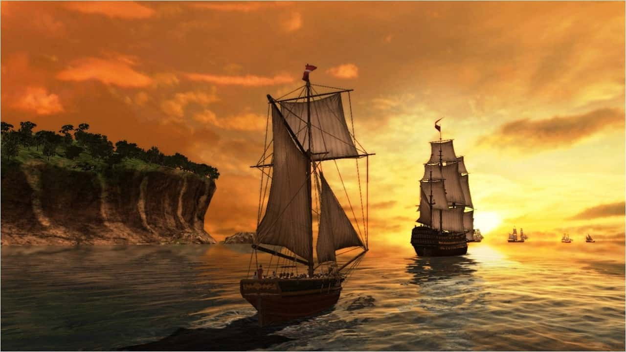 Conquest of America backdrop