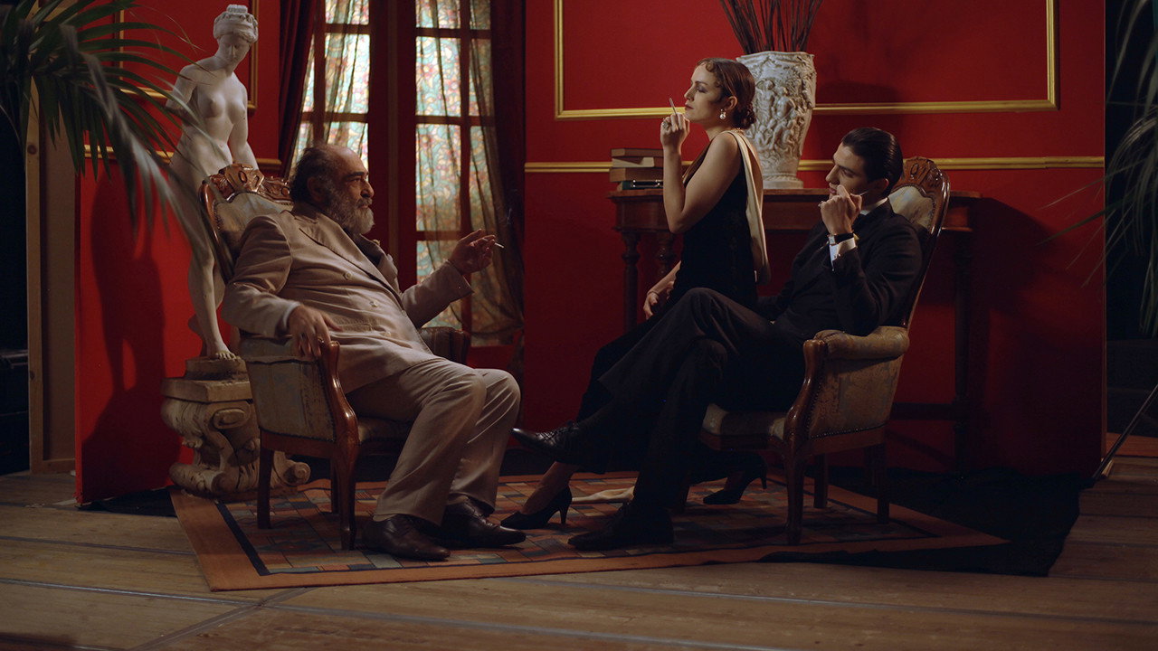 Rudy Valentino backdrop