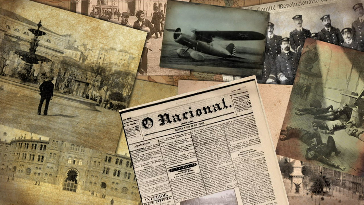 À Porta da História backdrop