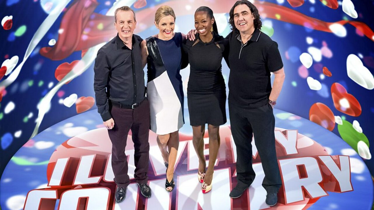 I Love My Country backdrop