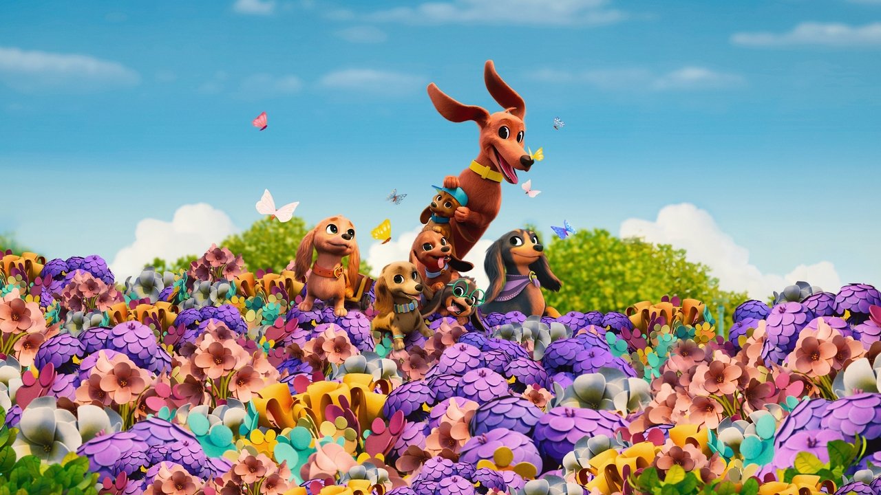 Pretzel and the Puppies backdrop