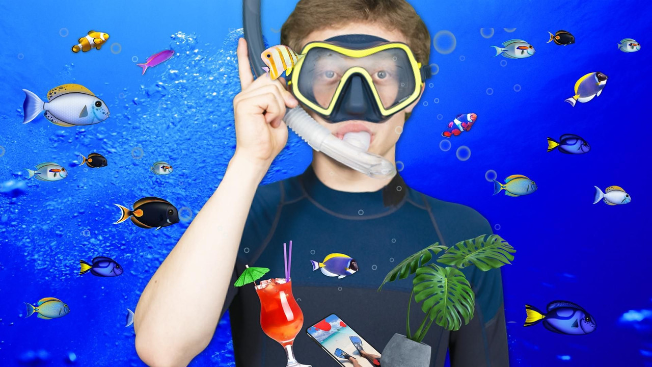 Abgetaucht! - Meine falschen Ferien backdrop