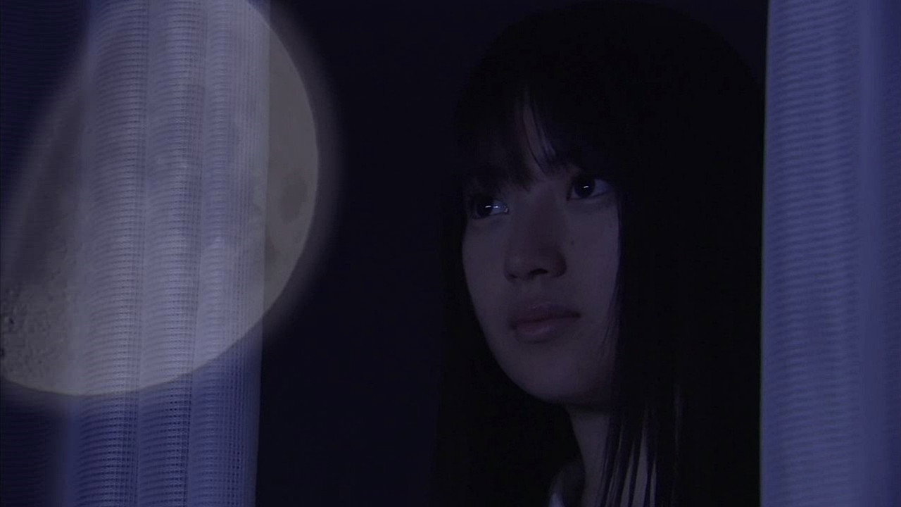 Looking Up at the Half-Moon backdrop