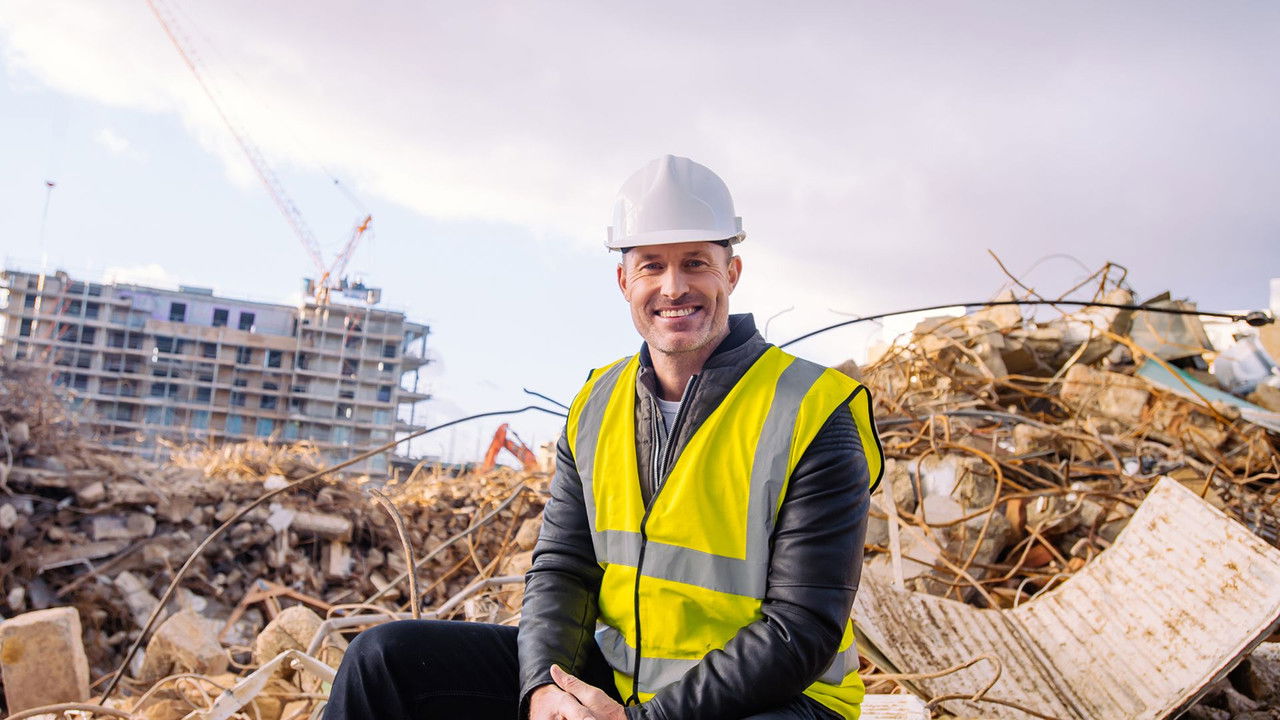 The Demolition Man backdrop