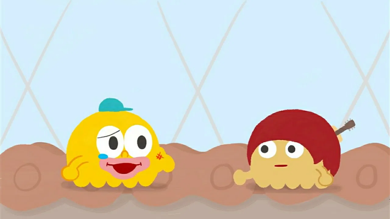 Hyper Positive Yogoremon backdrop