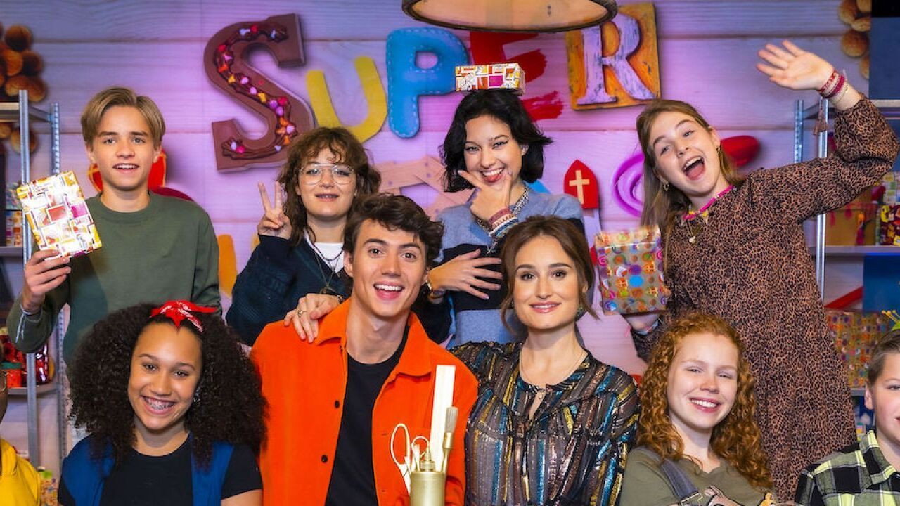 Super Surprise backdrop