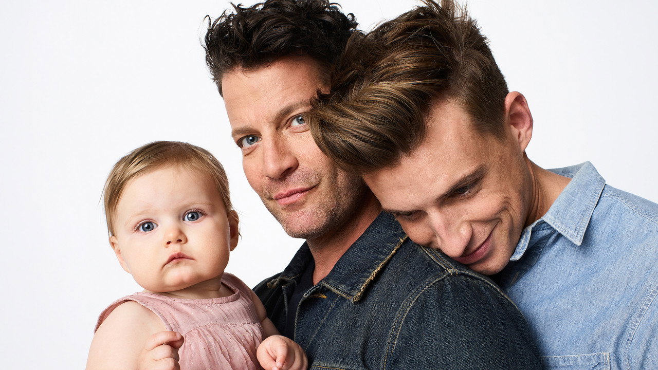 Nate & Jeremiah by Design backdrop