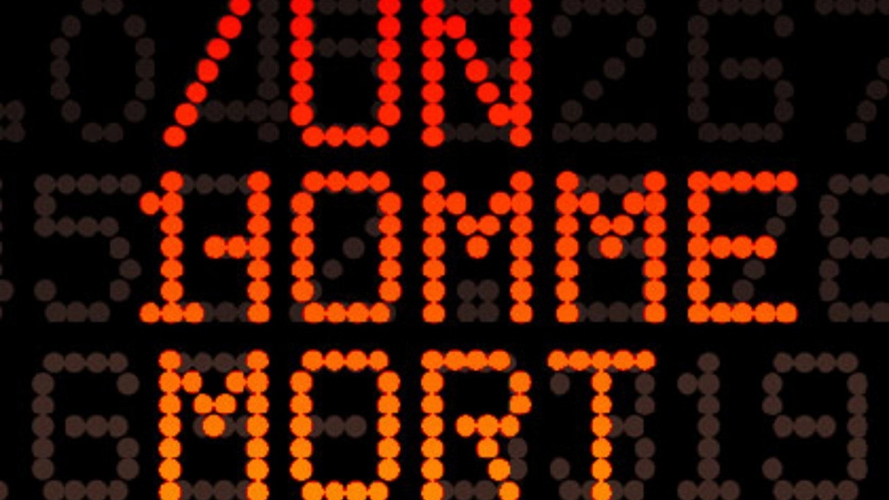 Un homme mort backdrop