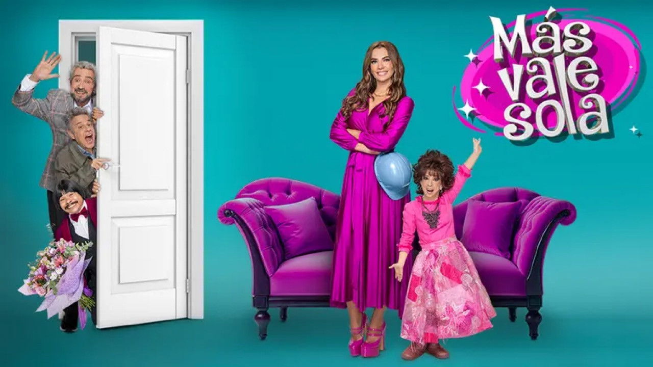 Más vale sola backdrop