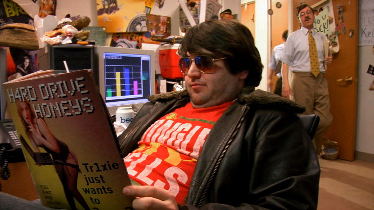 Fat Guy Stuck in Internet backdrop