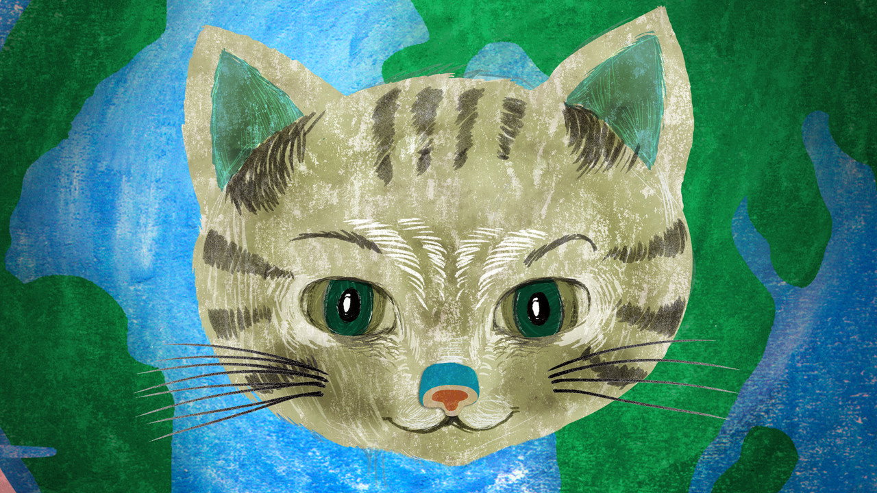 Kocour Mour poznává své příbuzné backdrop