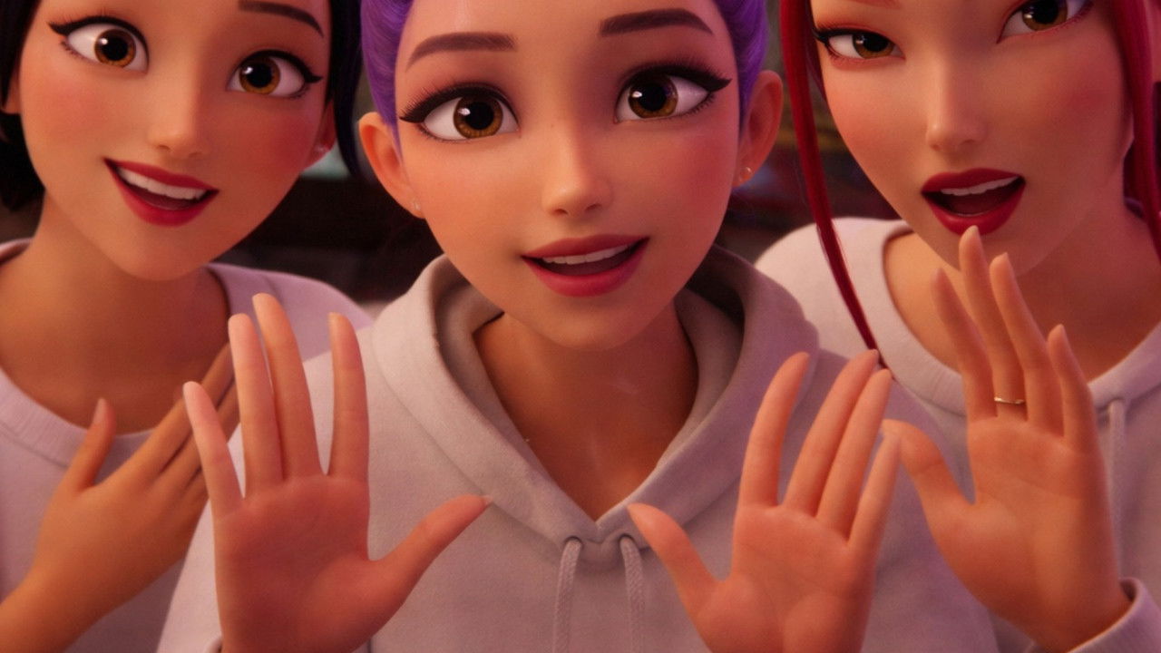 HUNTR/X's Spotify Wrapped backdrop