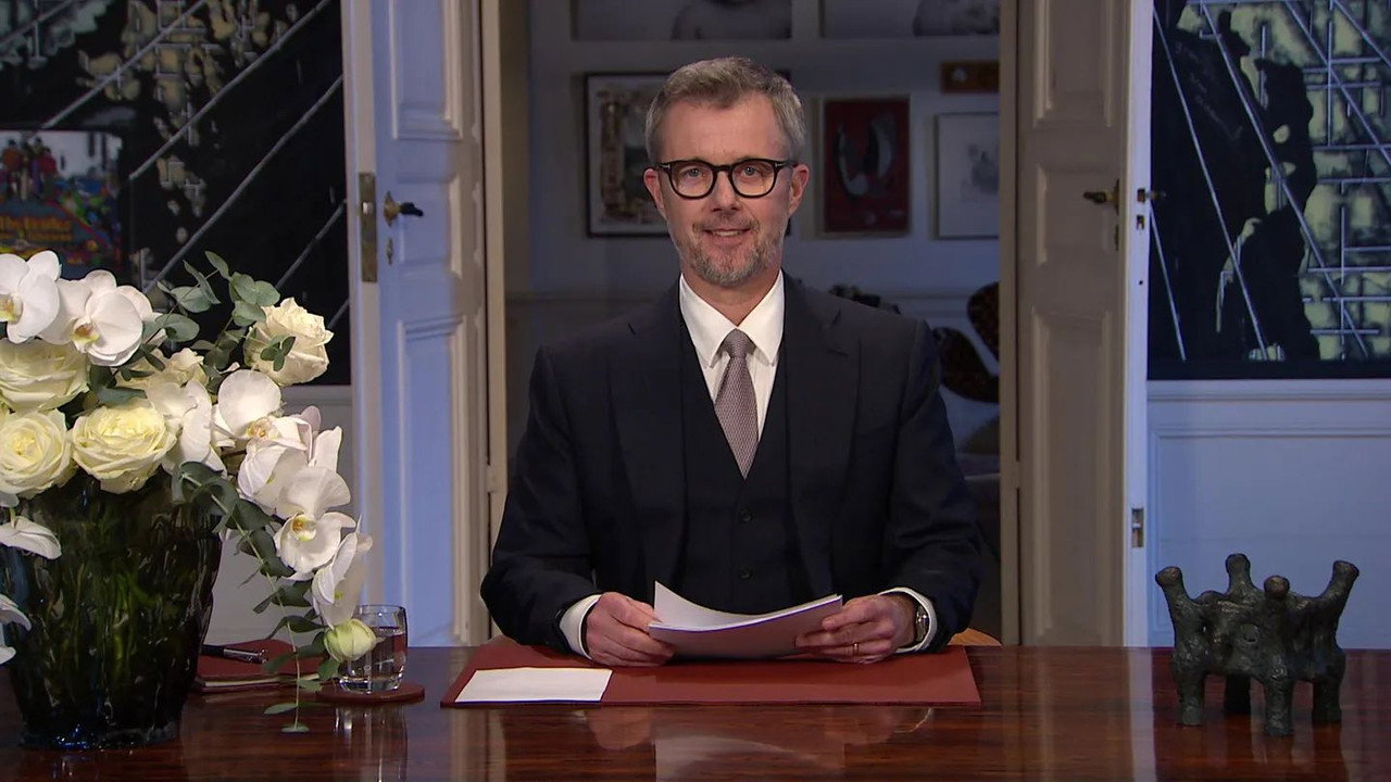 The King's New Year Address backdrop