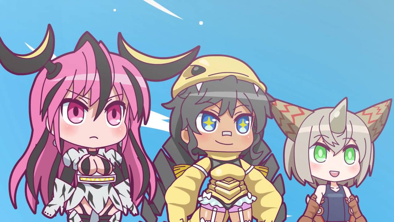 Kaijuu Girls backdrop