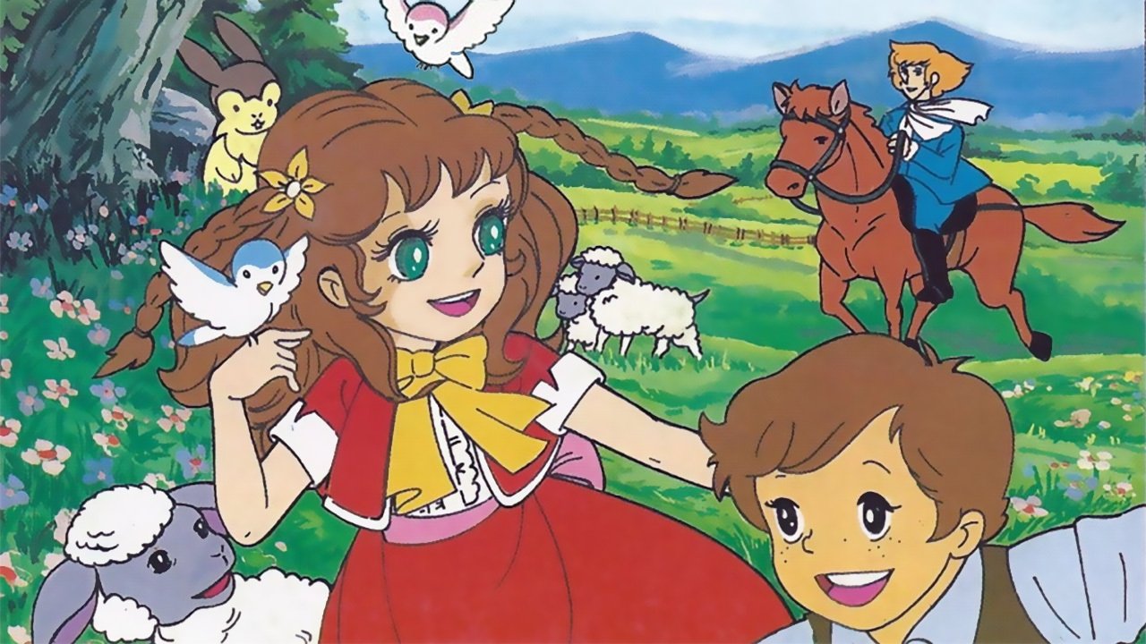 Charlotte In The Young Grass backdrop