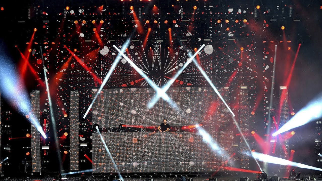 Calvin Harris: T In The Park Festival backdrop