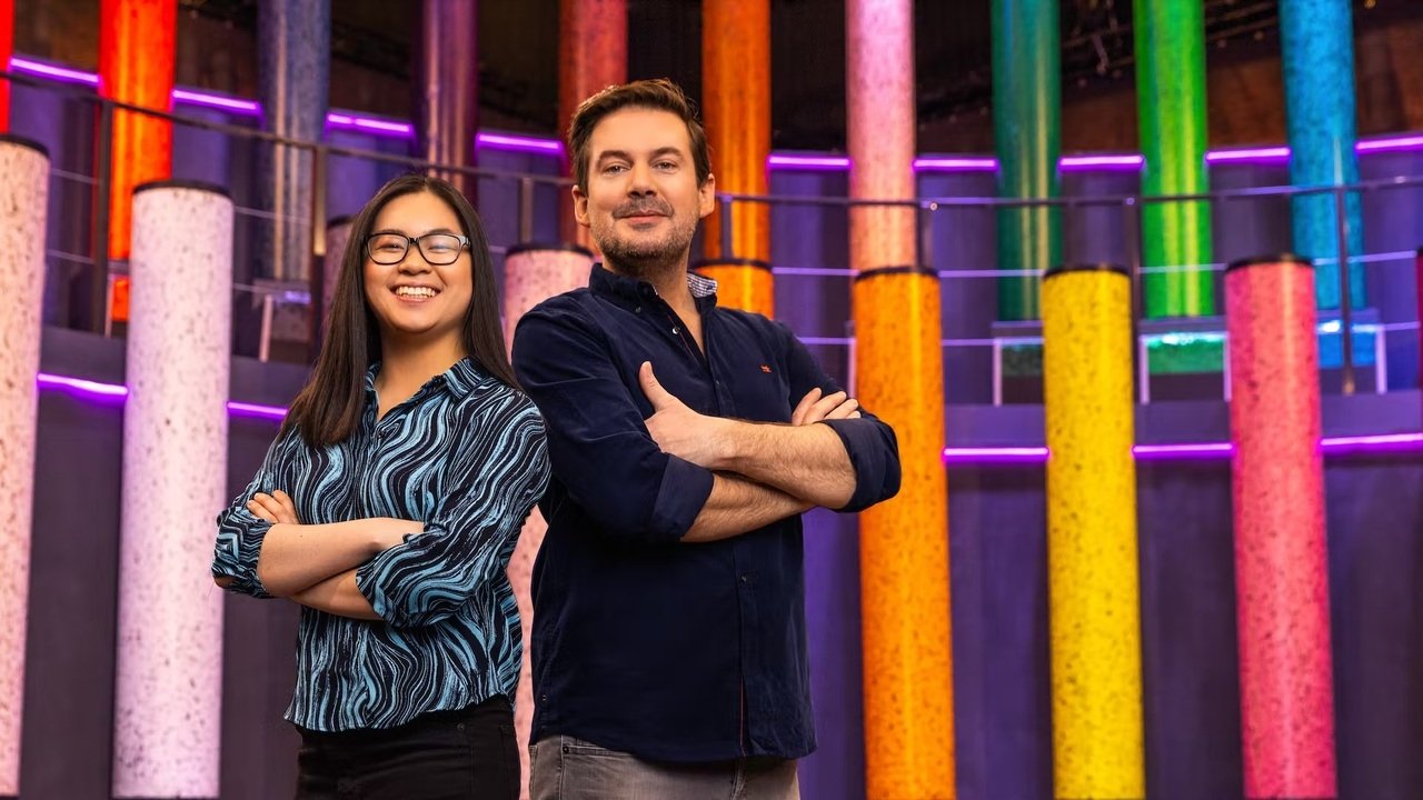 Domino Challenge backdrop