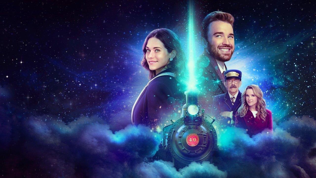 Next Stop, Christmas backdrop