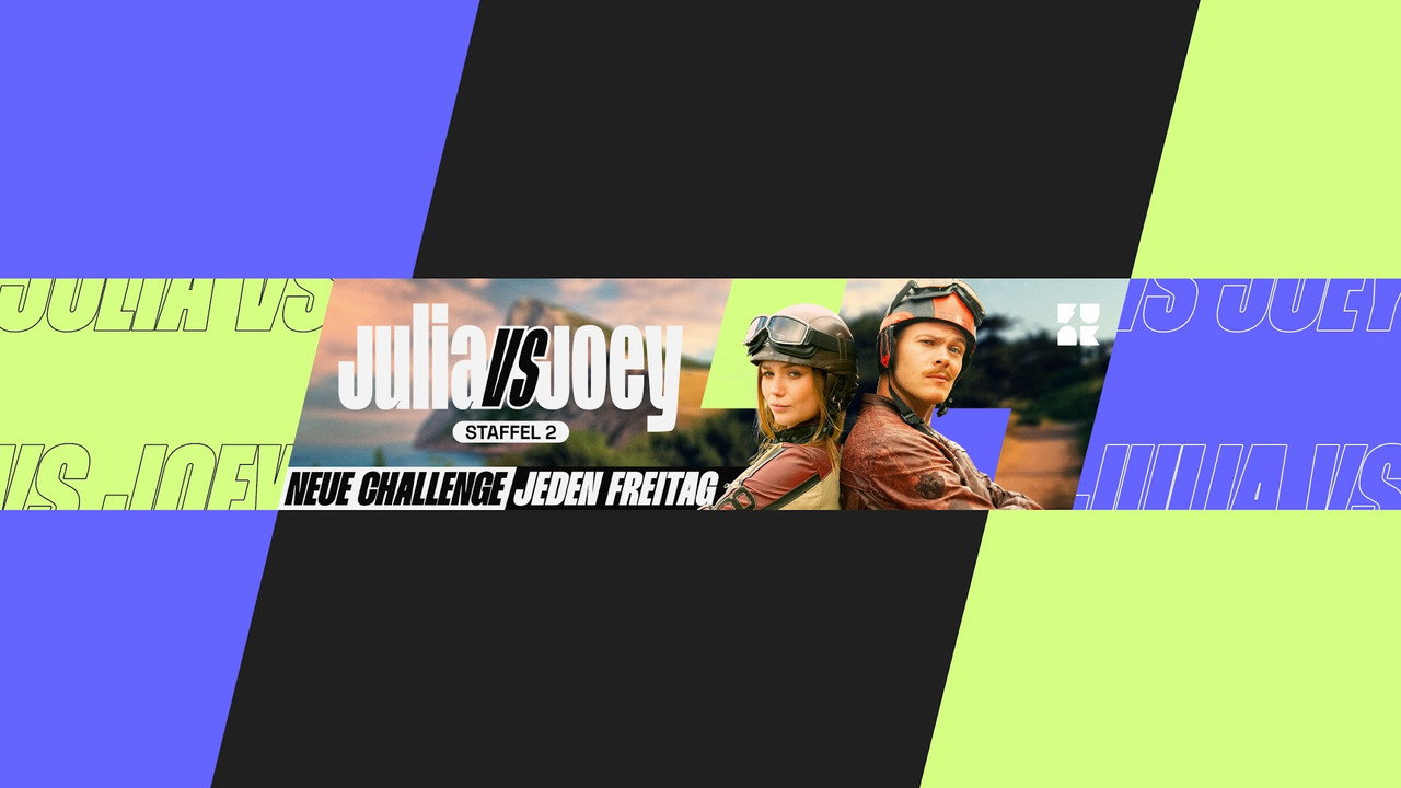 Julia vs Joey backdrop