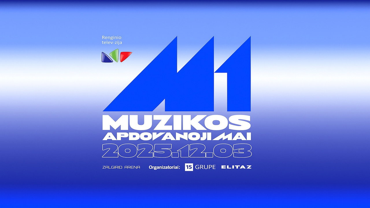 M1 Muzikos apdovanojimai backdrop
