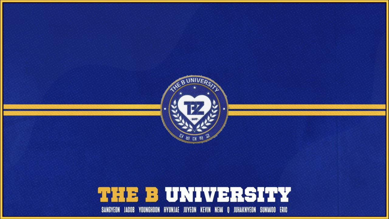 THE B UNIVERSITY backdrop