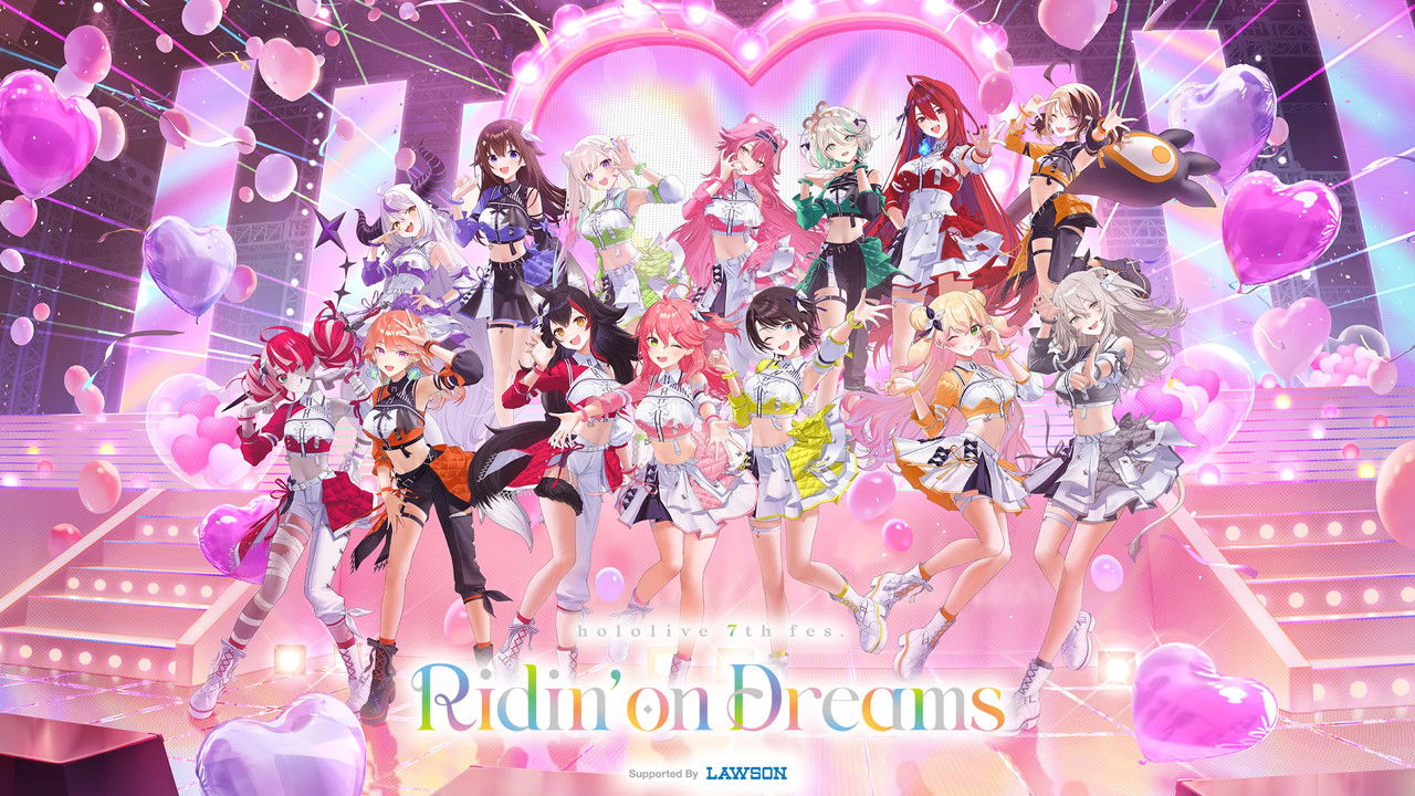hololive 7th fes. Ridin’ on Dreams Day 2 Stage 2 backdrop