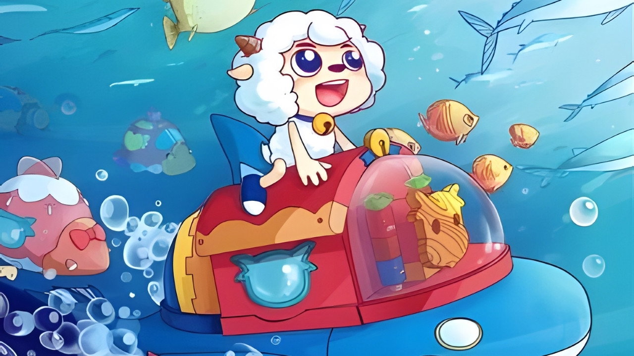 喜羊羊与灰太狼之深海历险记 backdrop