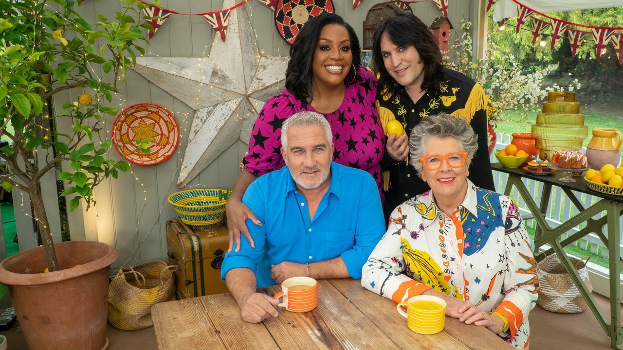 The Great British Bake Off backdrop