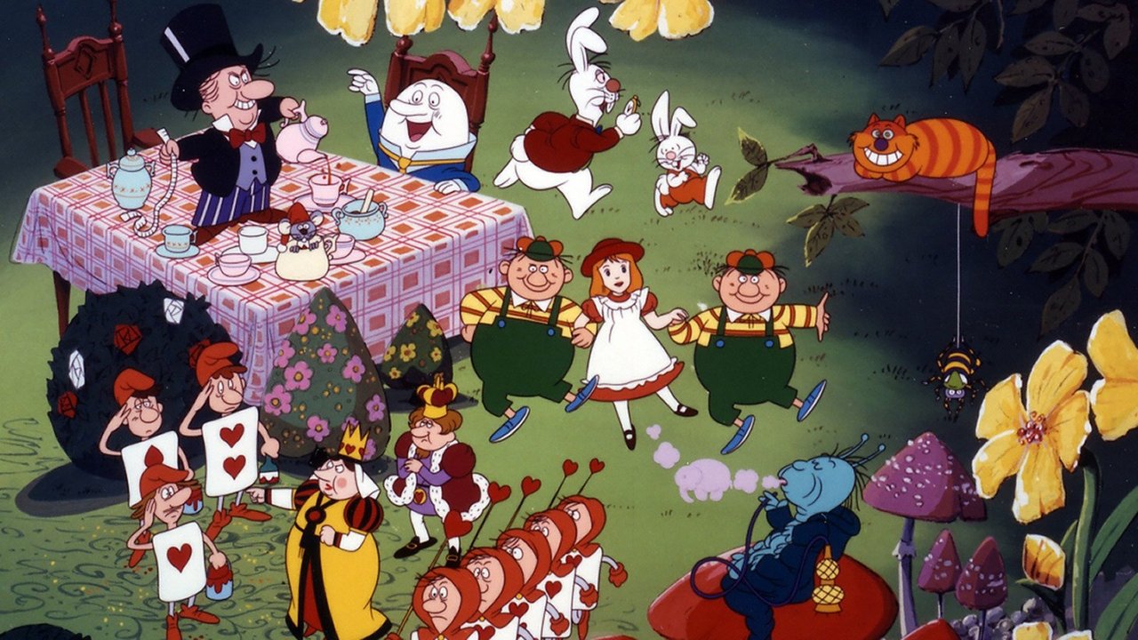 Alice in Wonderland backdrop