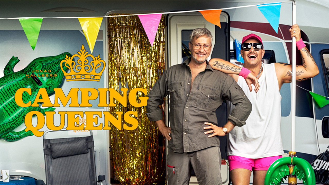 Camping Queens backdrop