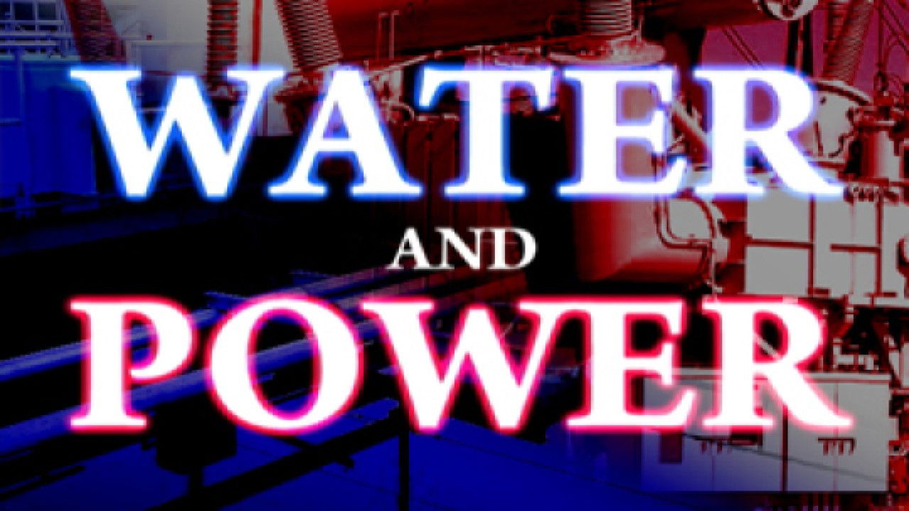 Water and Power backdrop