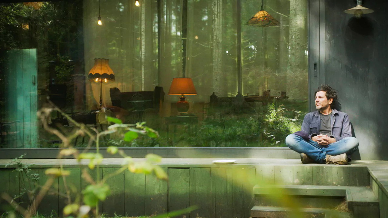 Door de bomen backdrop