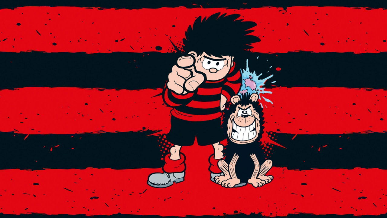 Dennis the Menace and Gnasher backdrop
