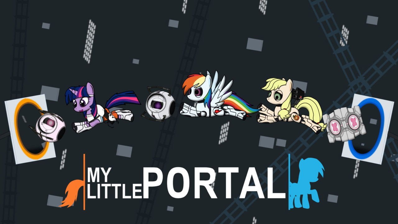 My Little Portal backdrop